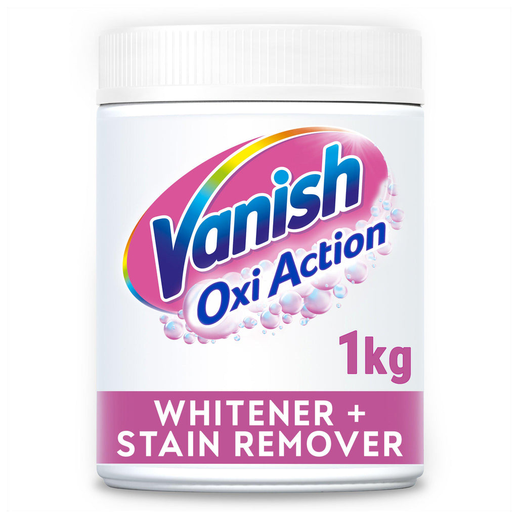 Vanish Oxi Action Laundry Stain Remover Powder White 1kg