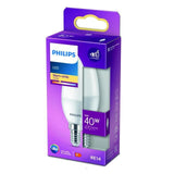 Philips LED Frosted Candle Light Bulb B35 E14 Warm White GOODS M&S   