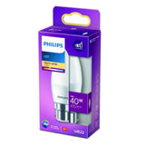 Philips LED Frosted Candle Light Bulb B35 B22 Warm White GOODS M&S   