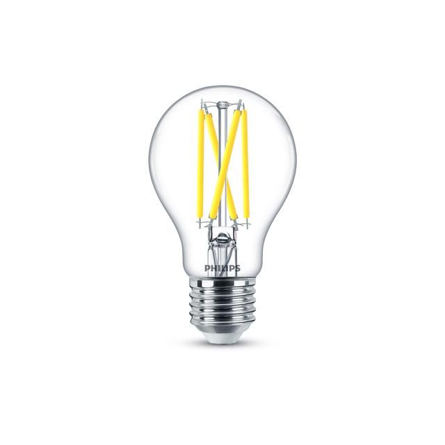 Philips LED Classic 60W A60 Light Bulb E27 Warm Glow Dimmable GOODS M&S   