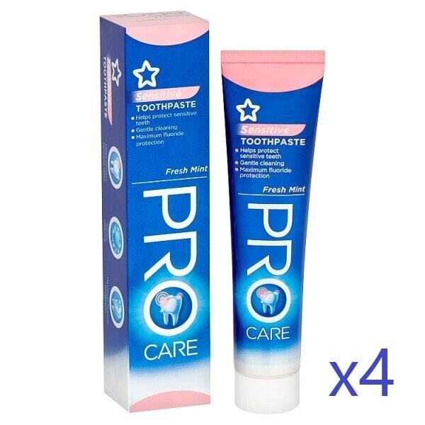 Superdrug Procare Sensitive Toothpaste x 4