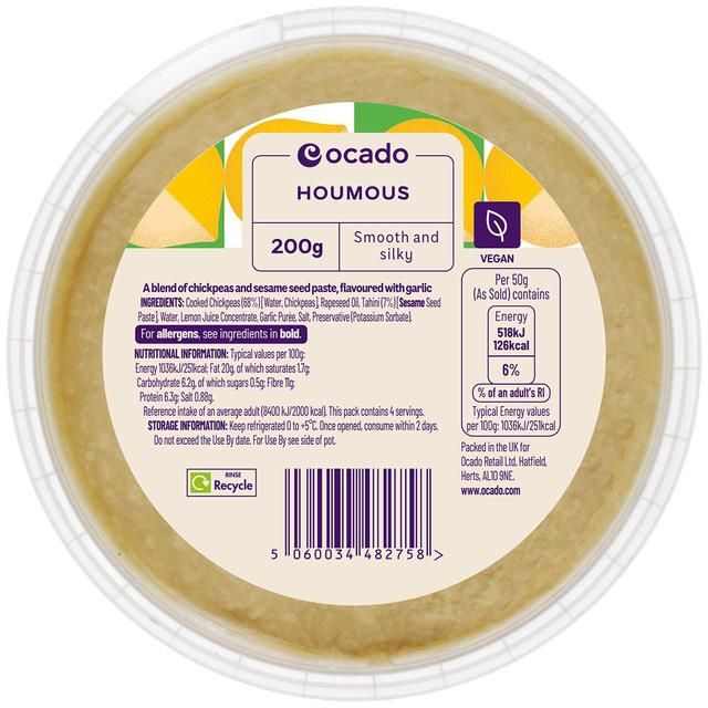 Ocado Houmous   200g