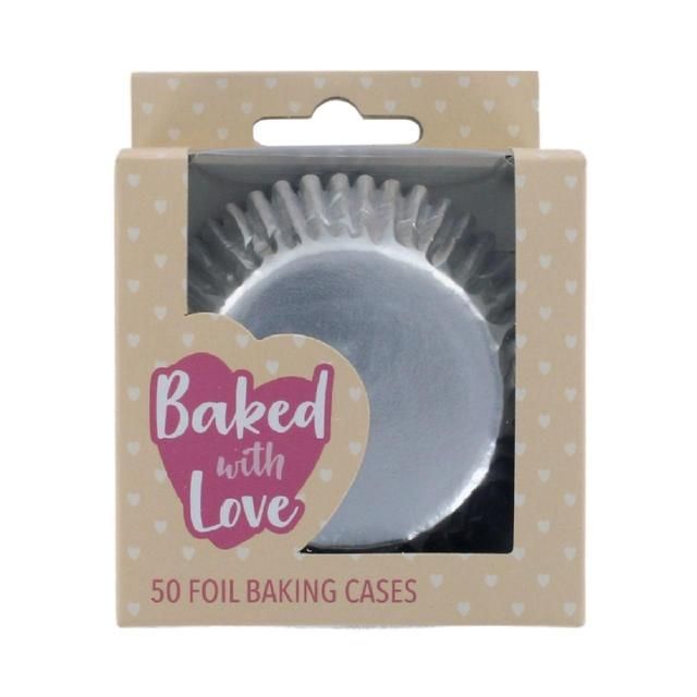 Silver Cupcake Cases   50 per pack GOODS M&S   