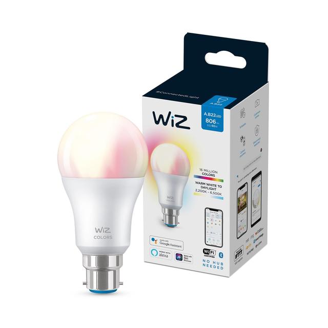 WiZ White & Colour Smart LED Light Bayonet Fitting GOODS M&S   