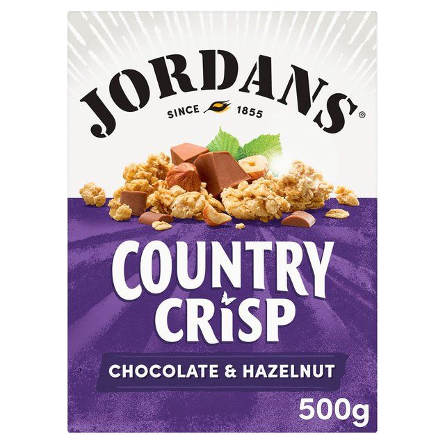 Jordans Country Crisp Chocolate & Hazelnut Breakfast Cereal   500g