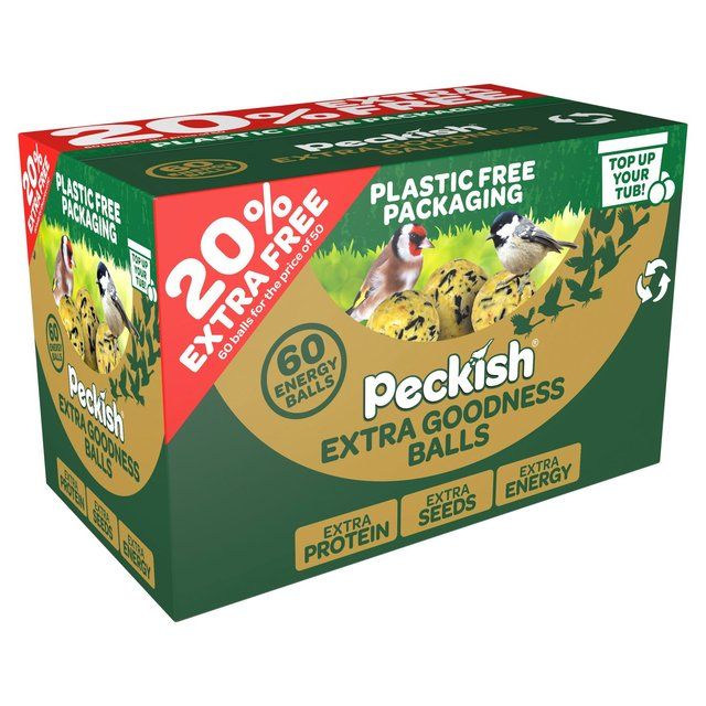 Peckish Extra Goodness Balls    60 per pack