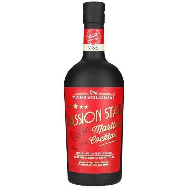 M&S Marksologist Passion Star Martini Cocktail   500ml GOODS M&S   