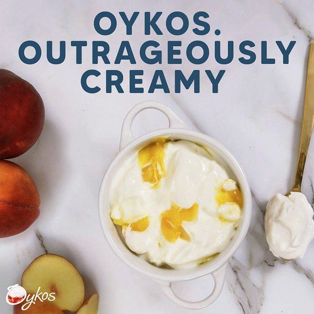 Oykos Stracciatella Luxury Greek Style Yoghurt   4 x 110g GOODS M&S   