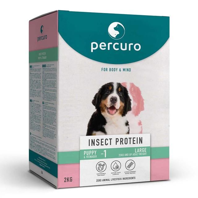 Percuro Insect Protein Puppy Large Breeds Dry Dog Food   2kg