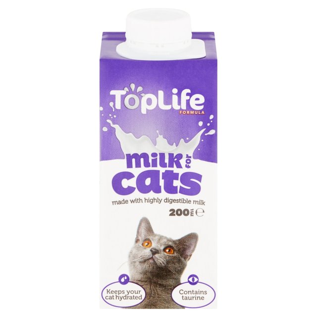 TopLife Lactose Reduced Cows Milk for Cats   200ml