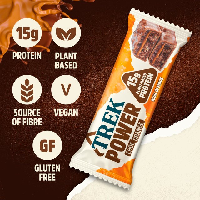 TREK Power Choc Orange Protein Bar   55g