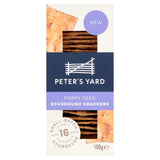 Peter's Yard Poppy Seed Sourdough Crackers   100g GOODS M&S   