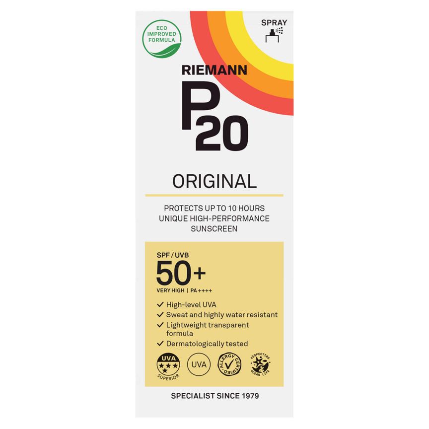 Riemann P20 Spray Original SPF / UVB 50+