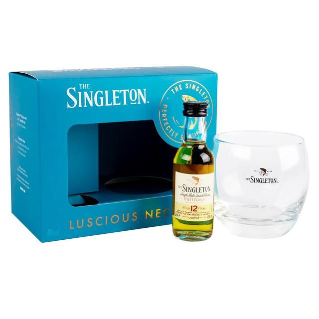 Singleton 12YO Single Malt Scotch Whisky with Glass Giftpack   5cl