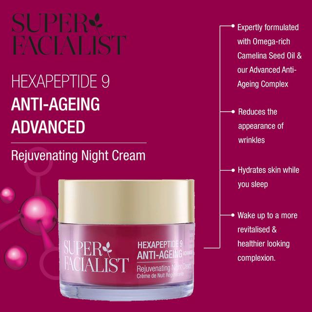 Super Facialist Hexapeptide-9 Anti-Ageing Adv Rejuvenating Night Cream   50ml GOODS M&S   