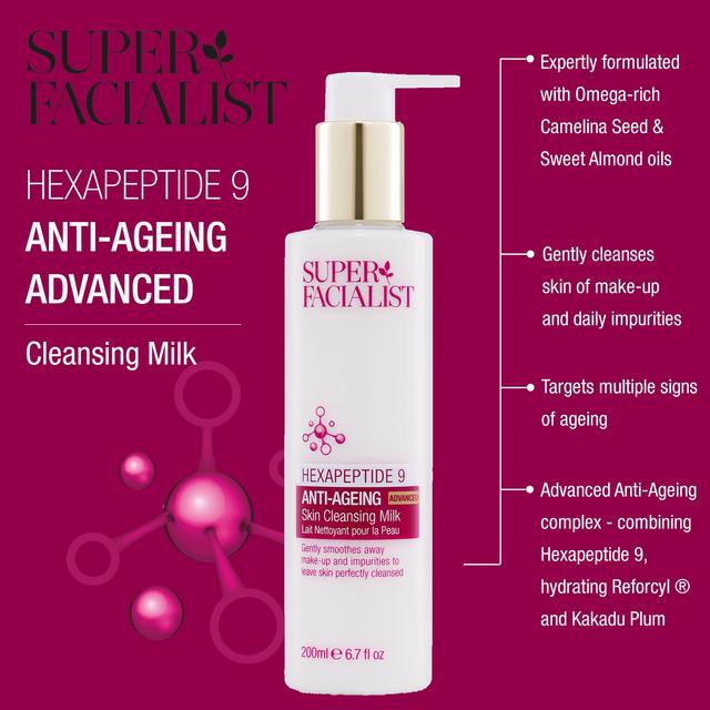 Super Facialist Hexapeptide-9 Anti-Ageing Advanced Skin Cleansing Milk   200ml GOODS M&S   