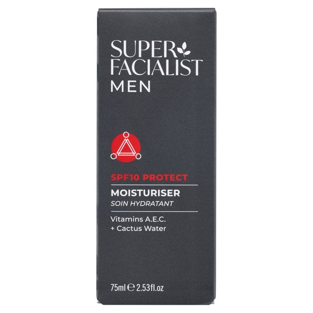 Super Facialist for Men SPF10 Protect Day Moisturiser   75ml GOODS M&S   