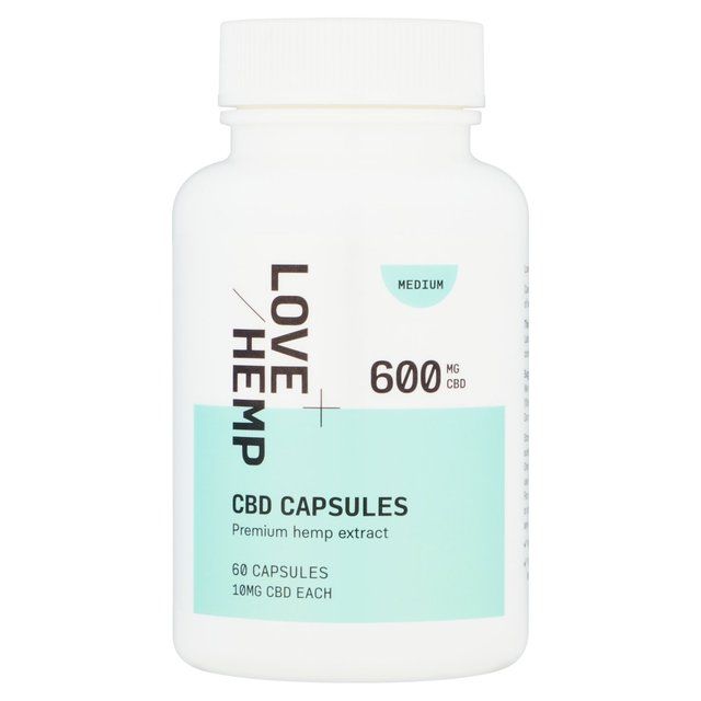 Love Hemp CBD Capsules 600mg   60 per pack GOODS M&S   