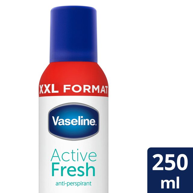 Vaseline Active Fresh Spray Anti-Perspirant Deodorant   250ml GOODS M&S   