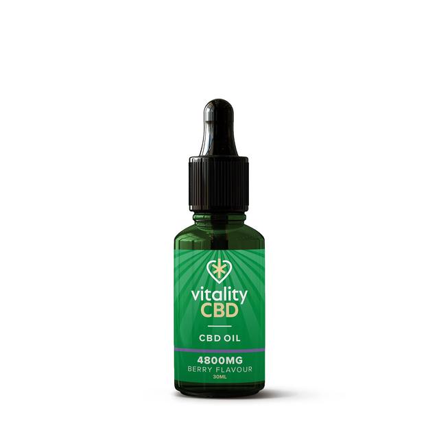 Vitality CBD Berry Spray with MCT Oil 4800mg   30ml