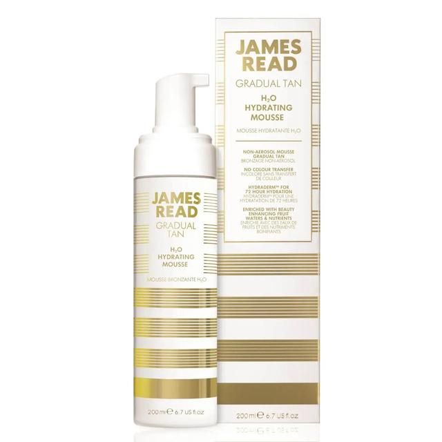 James Read H2O Hydrating Mousse Gradual Tan Face&amp;Body Light to Medium Tone   200ml