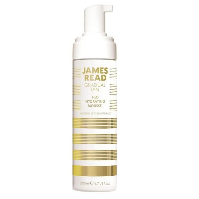 James Read H2O Hydrating Mousse Gradual Tan Face&amp;Body Light to Medium Tone   200ml