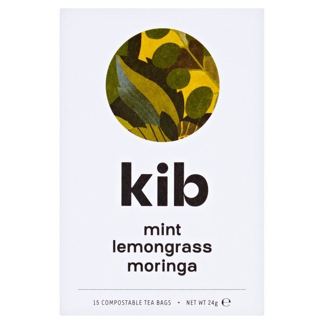 Kib Mint Lemongrass Moringa Herbal Tea   15 per pack GOODS M&S   