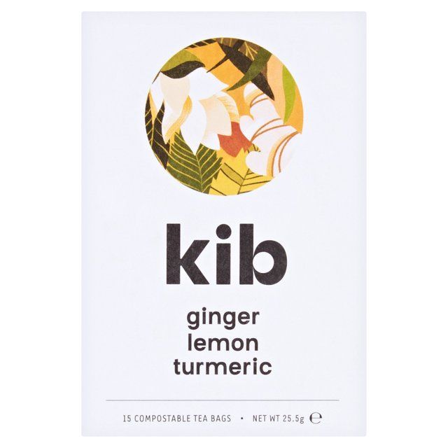 Kib Ginger Lemon Turmeric Herbal Tea   15 per pack GOODS M&S   