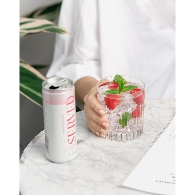 Served Raspberry Hard Seltzer   250ml