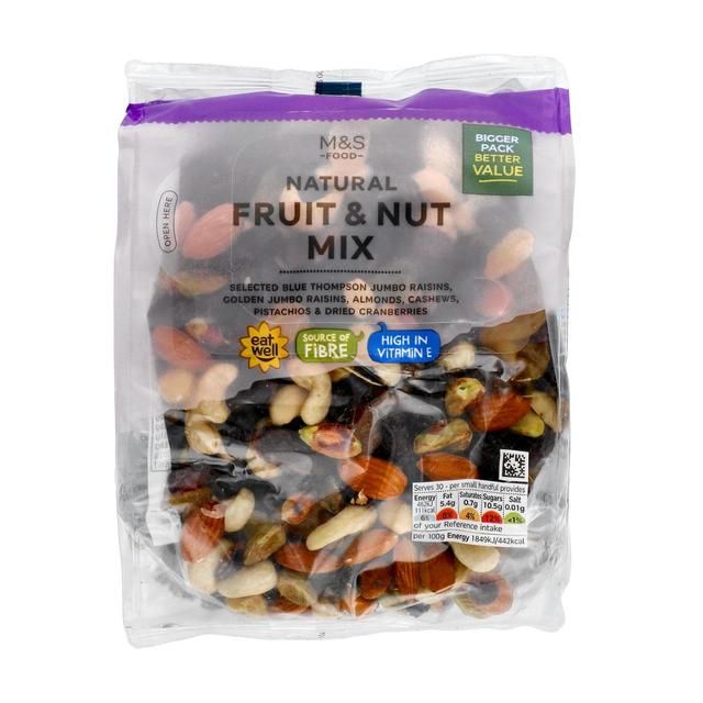 M&S Natural Fruit & Nut Mix   750g