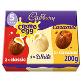 Cadbury Chocolate Mixed White Creme Egg Caramel & Creme Egg   200g