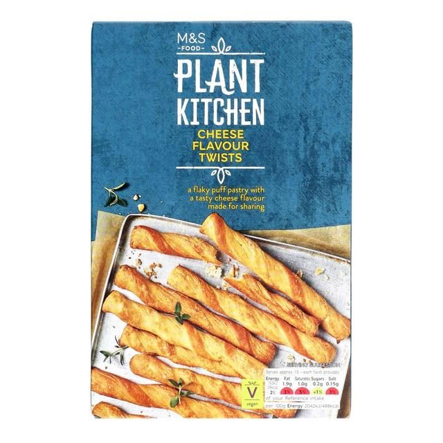 M&S Plant Kitchen Cheese Flavour Twists   125g