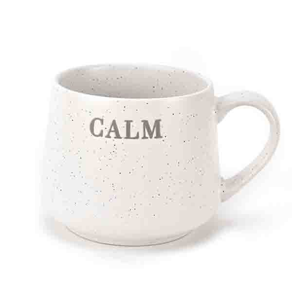 Serenity De-Bossed Mug "Calm"