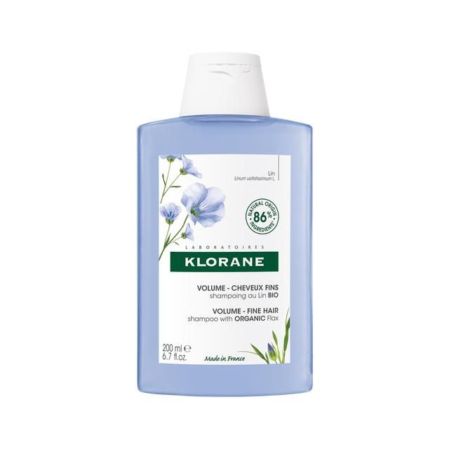 Klorane Volumising  Shampoo with Organic Flax Fibre for Fine Limp Hair   200ml