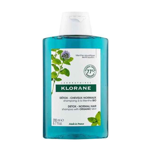 Klorane Detox Shampoo with Organic Aquatic Mint for Pollution-Exposed Hair   200ml GOODS M&S   