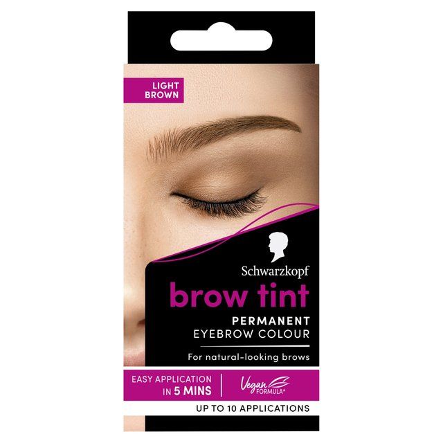 Schwarzkopf Brow Tint Permanent Eyebrow Colour Light Brown   17ml