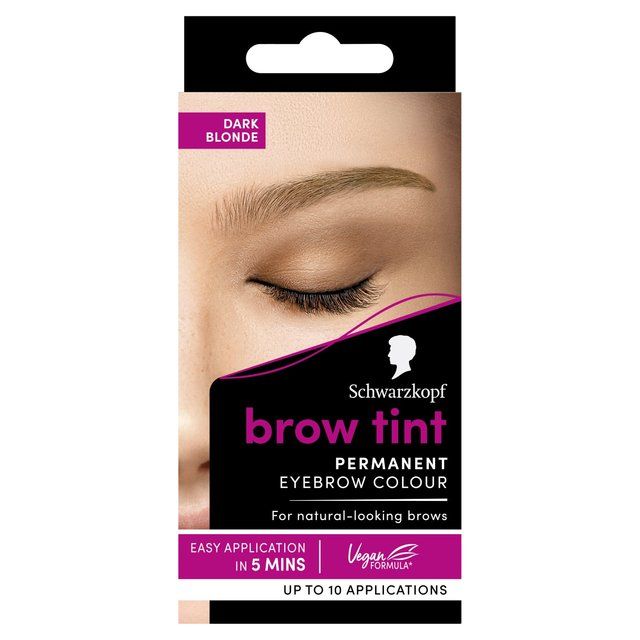 Schwarzkopf Brow Tint Permanent Eyebrow Colour Dark Blonde    17ml GOODS M&S   