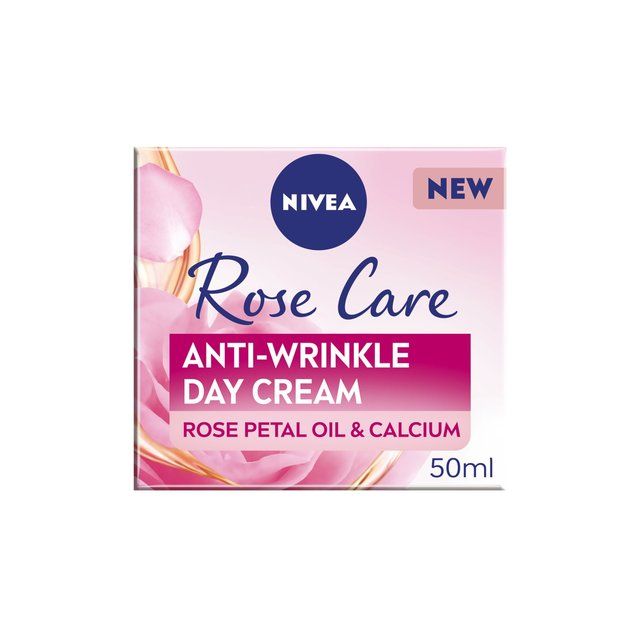 NIVEA Rose Care Anti Wrinkle Day Cream with Rose Petal Oil & Calcium    50ml