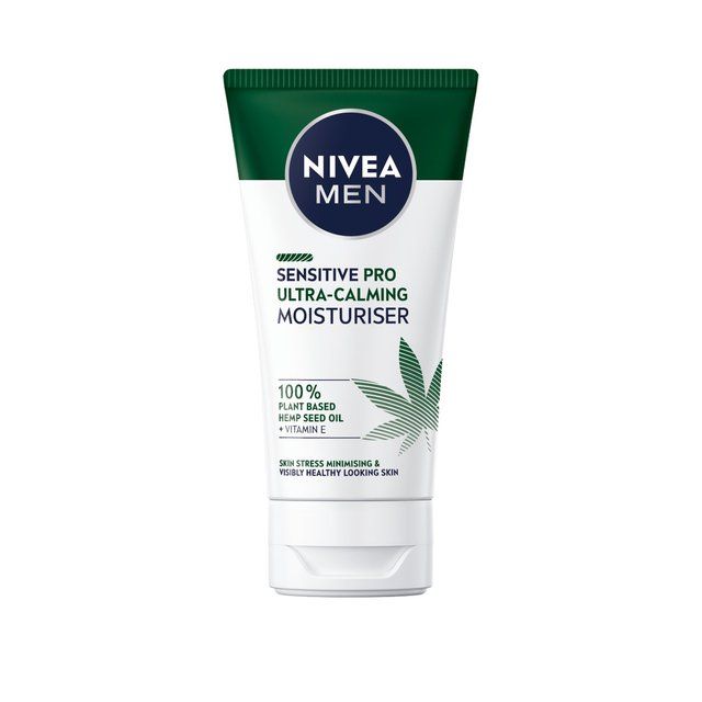 NIVEA MEN Sensitive Pro Ultra Calming Moisturiser with Hemp Oil   75ml