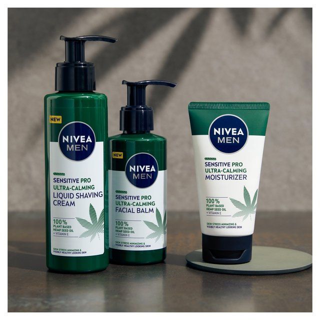 NIVEA MEN Sensitive Pro Ultra Calming Moisturiser with Hemp Oil   75ml