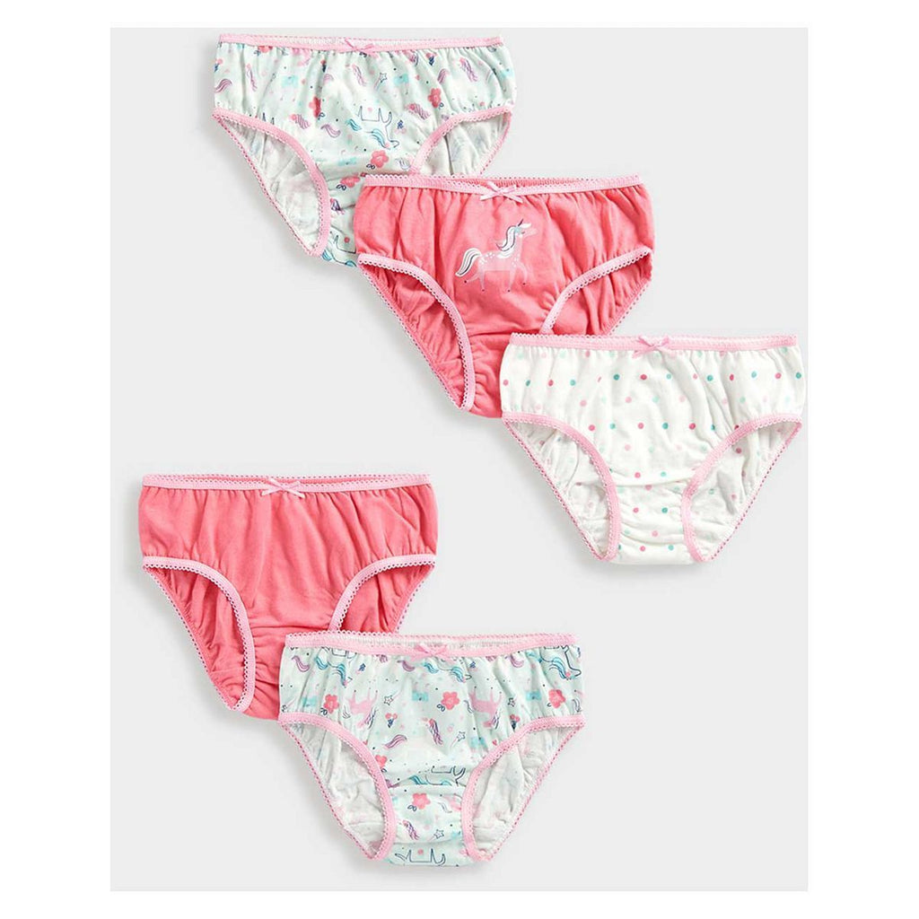 Mothercare Party Horse Briefs - 5 Pack