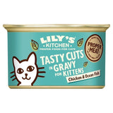 Lily's Kitchen Chicken & Ocean Fish Tasty Cuts in Gravy for Kittens   85g GOODS M&S   