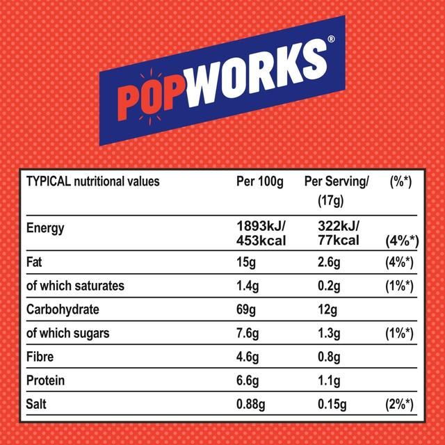 Popworks Sweet BBQ Popped Crisps Sharing Bag   85g