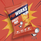 Popworks Sweet BBQ Popped Crisps Sharing Bag   85g GOODS M&S   