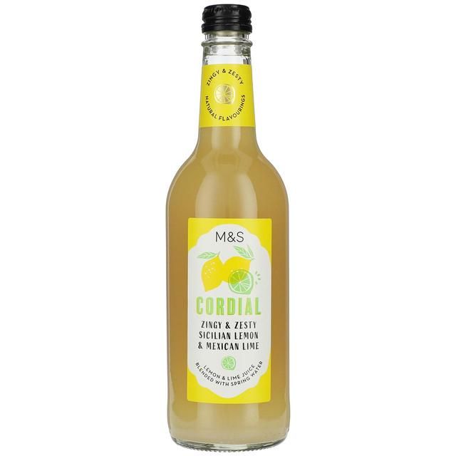 M&S Lemon & Lime Cordial   500ml