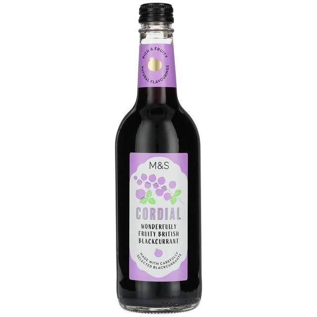 M&S Blackcurrant Cordial   500ml