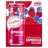 Nexba Mixed Berry Kombucha Can   4 x 330ml GOODS M&S   