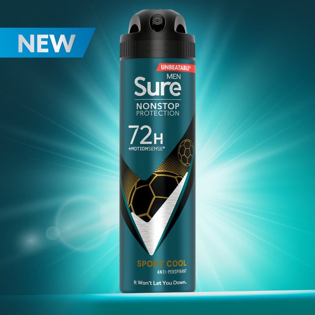 Sure Men 72hr Nonstop Protection Sport Cool Antiperspirant Deodorant   250ml GOODS M&S   