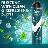 Sure Men 72hr Nonstop Protection Invisible Ice Antiperspirant Deodorant   250ml GOODS M&S   