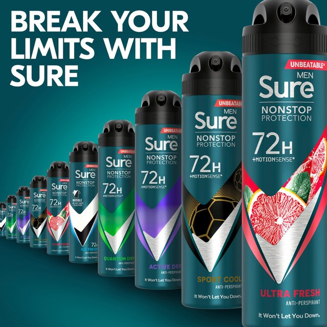 Sure Men 72hr Nonstop Protection Ultra Fresh Antiperspirant Deodorant   150ml GOODS M&S   